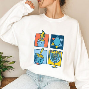 Tis The Season Hanukkah Menorah Shir 2