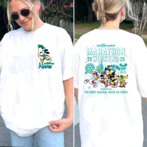 Customized Mickey Co Marathon Weekend 2 sided Shirt 1