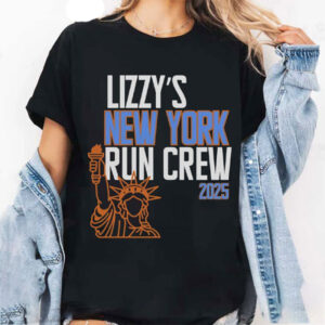 Lizzy’s New York Run Crew 2025 Race Day Support Shirt 2