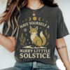 Winter Solstice Have Yourself A Merry Little Solstice Comfort Colors Tee