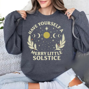 Winter Solstice, Have Yourself A Merry Little Solstice Comfort Colors Tee 1