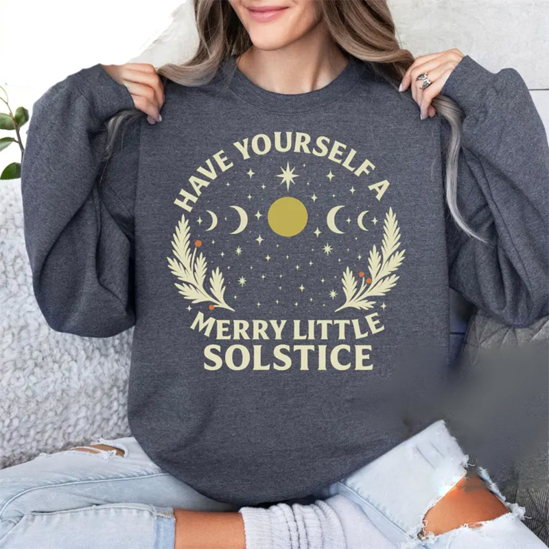 Winter Solstice, Have Yourself A Merry Little Solstice Comfort Colors Tee Winter Solstice, Have Yourself A Merry Little Solstice Comfort Colors Tee