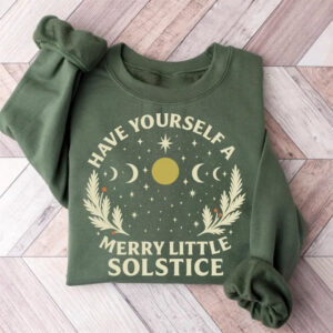 Winter Solstice, Have Yourself A Merry Little Solstice Comfort Colors Tee 2