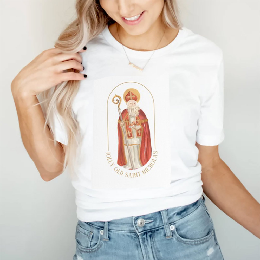 Saint Nicholas Christmas Catholic Christian Shirt Saint Nicholas Christmas Catholic Christian Shirt