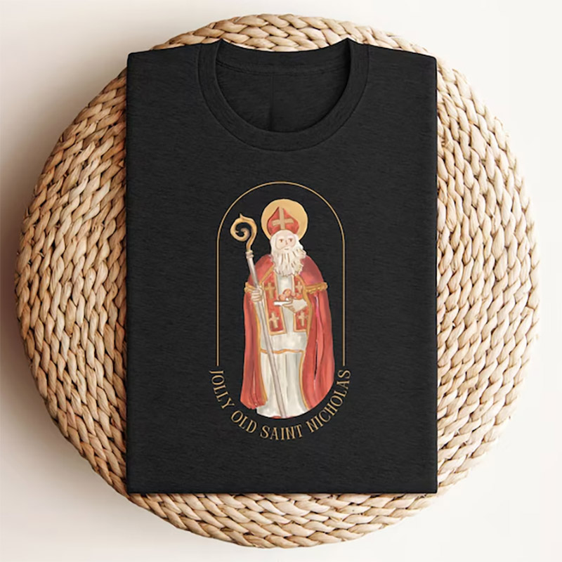 Saint Nicholas Christmas Catholic Christian Shirt Saint Nicholas Christmas Catholic Christian Shirt