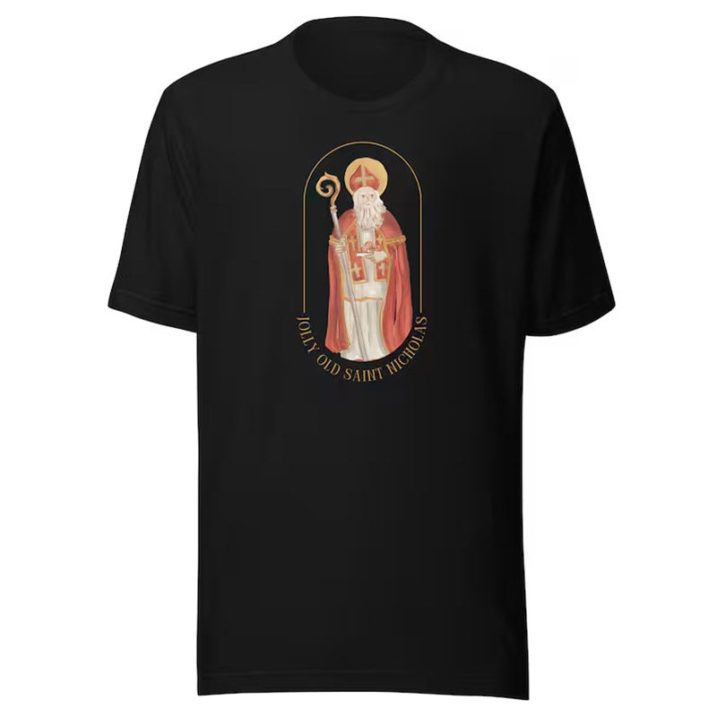 Saint Nicholas Christmas Catholic Christian Shirt Saint Nicholas Christmas Catholic Christian Shirt