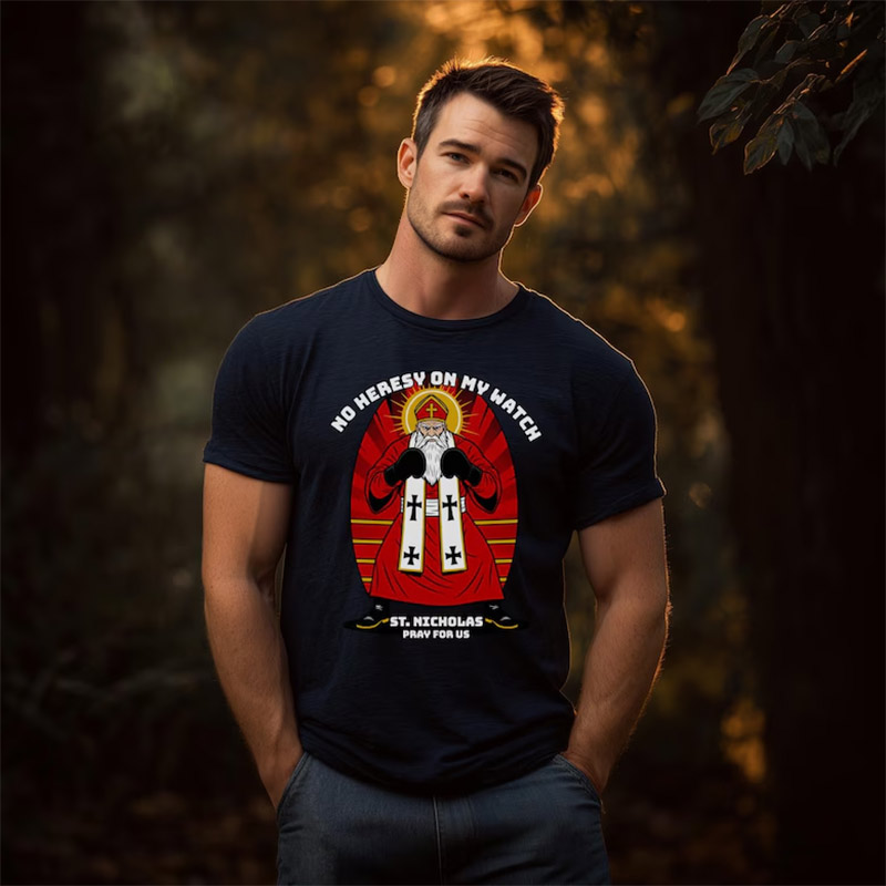Saint Nicholas Of Myra Funny Catholic Shirt Saint Nicholas Of Myra Funny Catholic Shirt