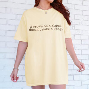 No Kings In America Anti Trump Protest Statement Comfort Colors Shirt 1