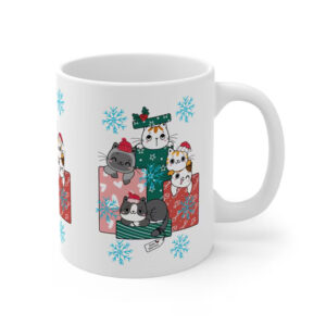 Cat Christmas Holiday Cat Coffee Cup Cat Christmas Holiday Cat Coffee Cup