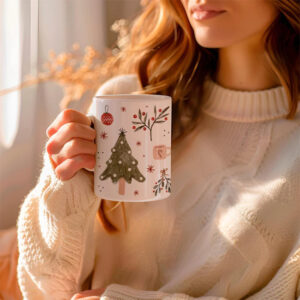 Cozy Christmas Winter Scene Mug 2