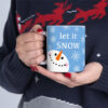 Let It Snow, Snowflake Cute Mug