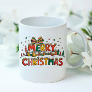 Merry Christmas Winter Scene Mug Merry Christmas Winter Scene Mug