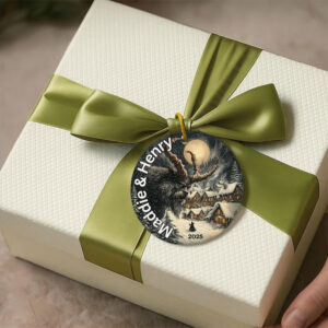 Dark Goth Halloween Christmas Ornament Dark Goth Halloween Christmas Ornament