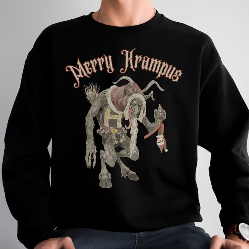 Horror Christmas Krampus, Merry Krampus Tee Horror Christmas Krampus, Merry Krampus Tee