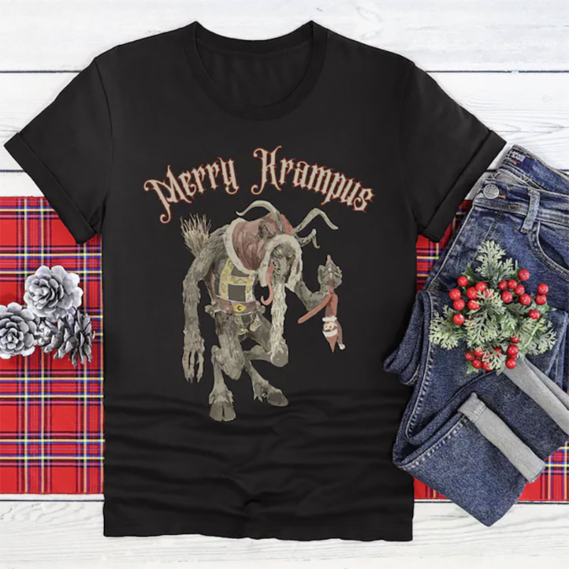 Horror Christmas Krampus, Merry Krampus Tee Horror Christmas Krampus, Merry Krampus Tee