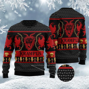 Krampus Christmas Scary Holiday Ugly Sweater Krampus Christmas Scary Holiday Ugly Sweater