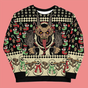 Krampus Is Coming To Town Ugly Christmas Sweater 2 PersonalizedShirts.net