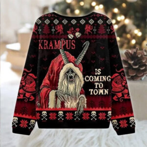 Krampus Is Coming To Town Ugly Sweater