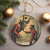 Krampusnacht Ceramic Christmas Ornament