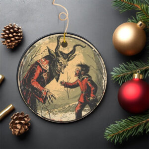 Krampusnacht Ceramic Christmas Ornament Krampusnacht Ceramic Christmas Ornament