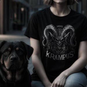 Merry Krampus Dark Academia Shirt