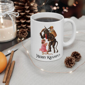 Merry Krampus Holiday Horror Mug Merry Krampus Holiday Horror Mug
