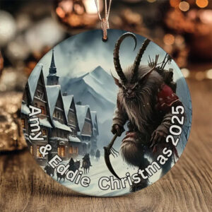 Personalized Krampus Christmas 2025 Ornament Personalized Krampus Christmas 2025 Ornament