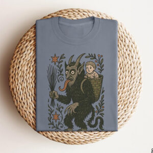 Spooky Christmas Gruss Vom Krampus Comfort Color Tee Spooky Christmas Gruss Vom Krampus Comfort Color Tee