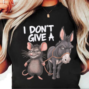 I don't give a rats ass Sarcasm Funny donkey Shirt 1 PersonalizedShirts.net