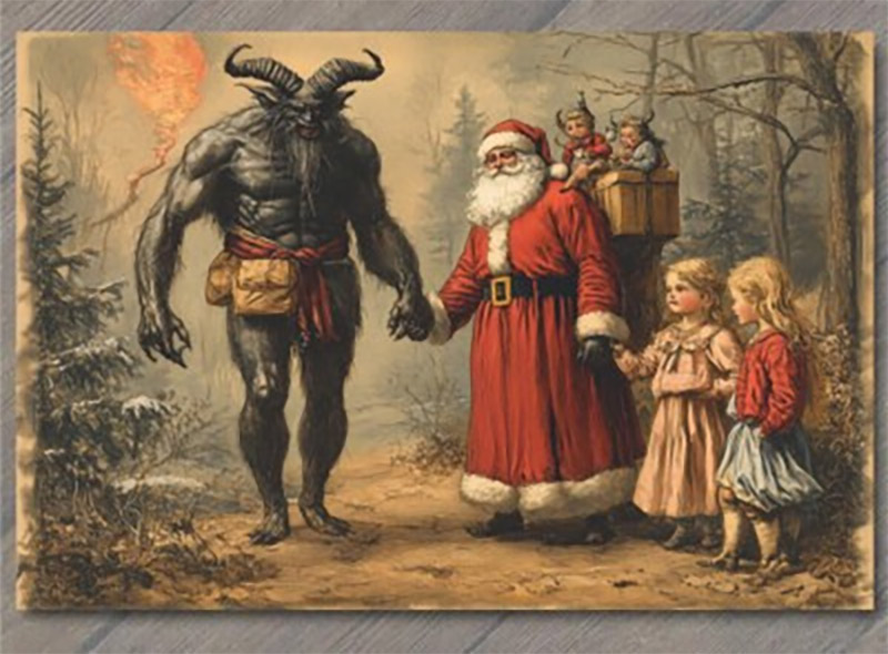 Contrasting Roles in Christmas traditions