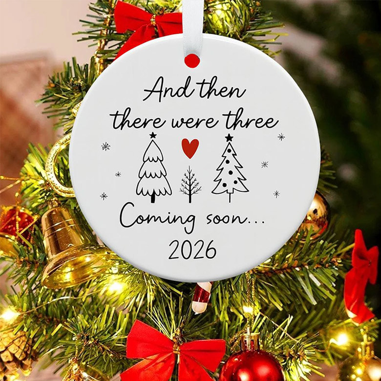 2026 Christmas Baby Announcement Ornament 2026 Christmas Baby Announcement Ornament