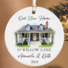 Custom Our New Home Christmas Gift Ornament