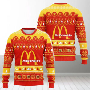 Christmas McDonald's Fastfood best ugly christmas sweaters PersonalizedShirts.net