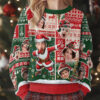 Christmas Santa Family Face Funny Custom Ugly Christmas Sweater