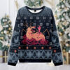 Creepy Reindeer Monster Ugly Christmas Sweater