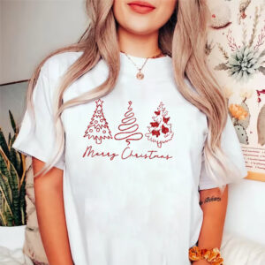 Cute Xmas Trees Merry Christmas Shirt Cute Xmas Trees Merry Christmas Shirt