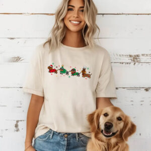 Funny Christmas Dachshund Dog Cute Comfort Colors Shirt Funny Christmas Dachshund Dog Cute Comfort Colors Shirt
