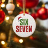 Christmas Six Seven Santa Tree Ornament