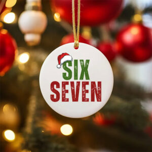 Christmas Six Seven Santa Tree Ornament 1 PersonalizedShirts.net