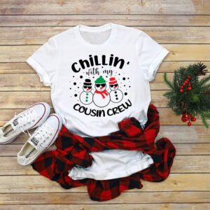 Chillin With My Cousin Crew Christmas Family Tee 1 PersonalizedShirts.net
