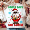 Santa Says Six Seven Funny Christmas 6 7 Meme Shirt