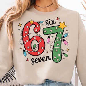 Six Seven Meme Christmas Lights Decoration Shirt Six Seven Meme Christmas Lights Decoration Shirt