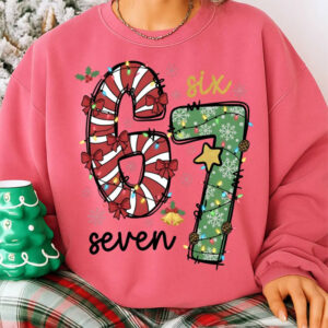 Six Seven Meme Xmas Decoration Comfort Colors Shirt Six Seven Meme Xmas Decoration Comfort Colors Shirt