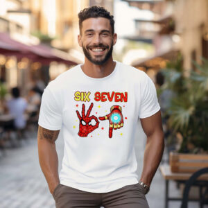 Spiderman And Ironman Superheros 6 7 Meme Shirt Spiderman And Ironman Superheros 6 7 Meme Shirt
