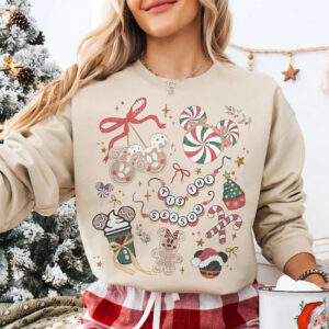 Disney Christmas Mickey Ear Comfort Color Shirt Disney Christmas Mickey Ear Comfort Color Shirt