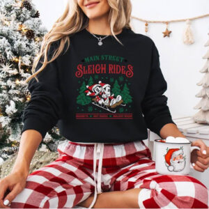 Mickey Minnie Main Street Sleigh Rides Disney Christmas Shirt Mickey Minnie Main Street Sleigh Rides Disney Christmas Shirt