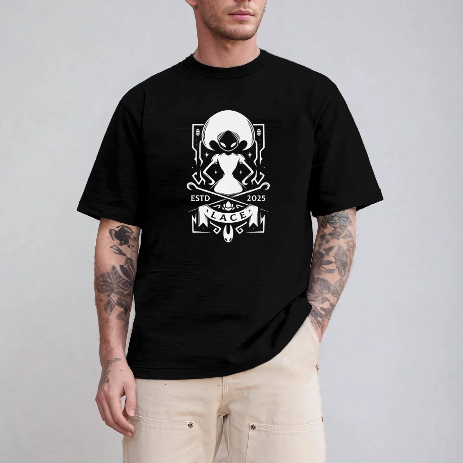 Lace Boss Hollow Knight Silksong Unisex T-shirt Lace Boss Hollow Knight Silksong Unisex T-shirt