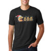 Funny Gingerbread Cookie Christmas Pacman Shirt