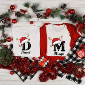 Personalized Monogrammed Family Christmas Shirt 3 PersonalizedShirts.net