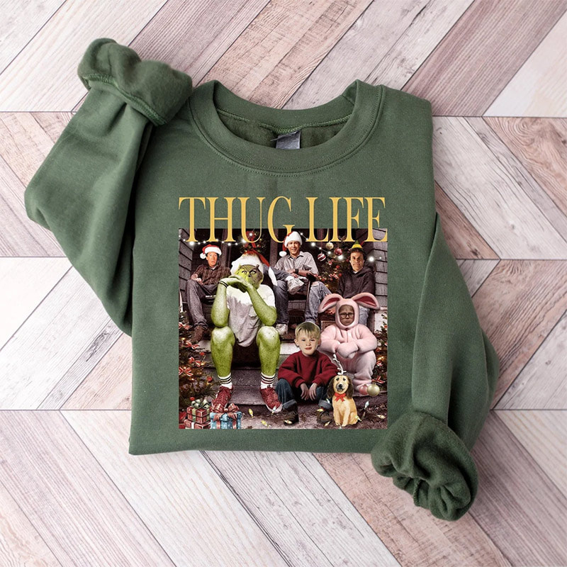 Thug Life Christmas Movie Funny Christmas Shirts Thug Life Christmas Movie Funny Christmas Shirts